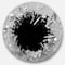 Designart - Abstract Broken Wall 3D Design' Abstract Round Circle Metal Wall Art